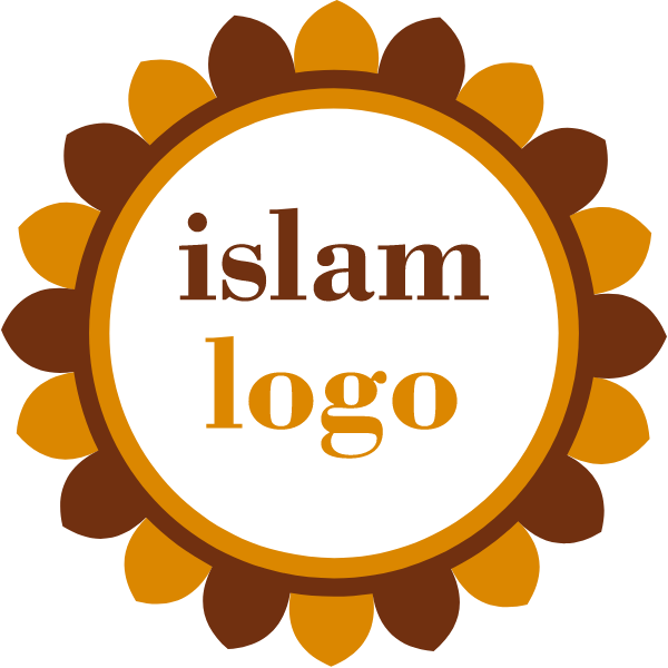 islamic logo vector illustration free